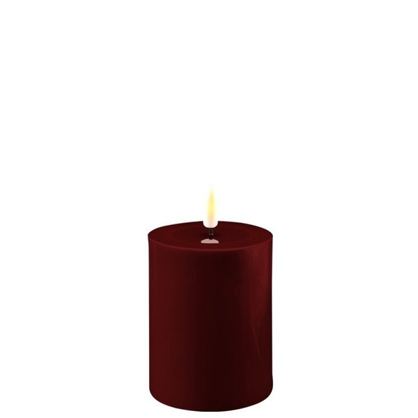 Deluxe Homeart, Led kynttilä, burgundin punainen, 10cm