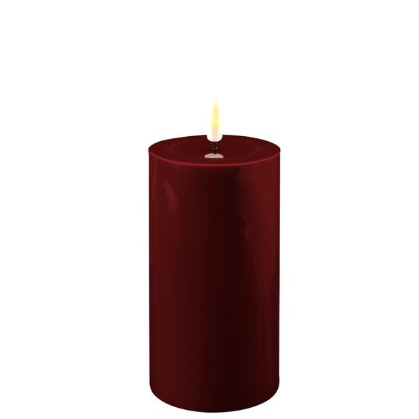 Deluxe Homeart, Led kynttilä, burgundin punainen, 15cm